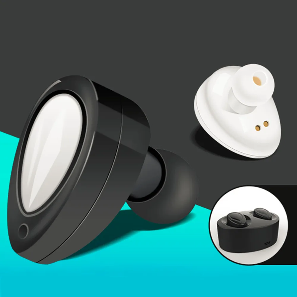 Супер маленький размер беспроводной Bluetooth V4.1 стерео наушники удобные наушники с зарядной базой для Iphone 7