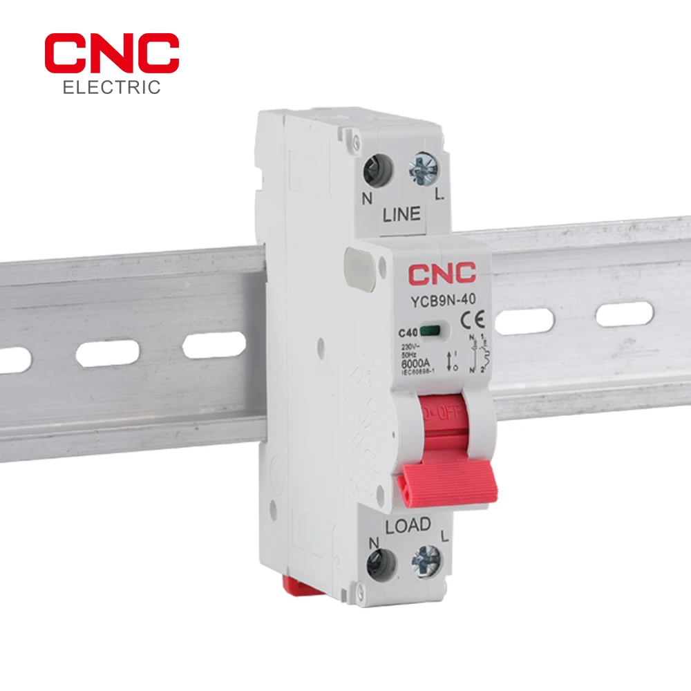CNC YCB9N-40 18 мм MCB DPN 6000A 230 В 50 Гц миниатюрный автоматический выключатель бытовой