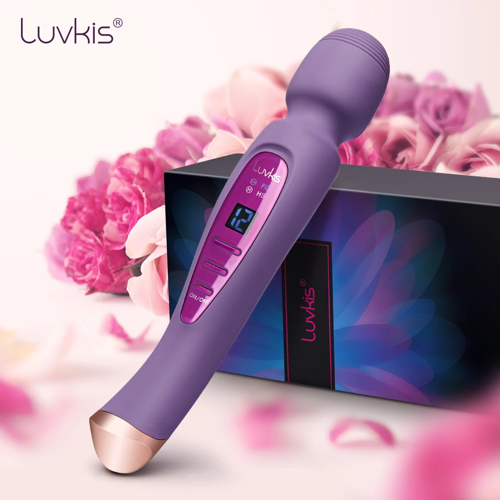 Вибратор Luvkis Wand для женщин фаллоимитатор AV Magic Мощный вибратор клитора массажер