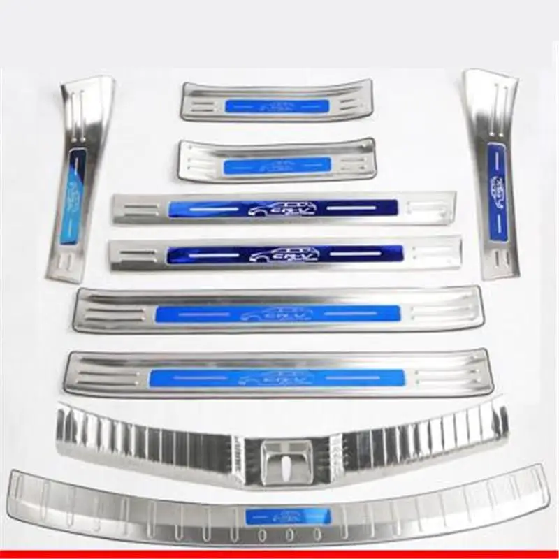 Задняя бампер из нержавеющей стали крышка для двери автомобиля внутри и снаружи