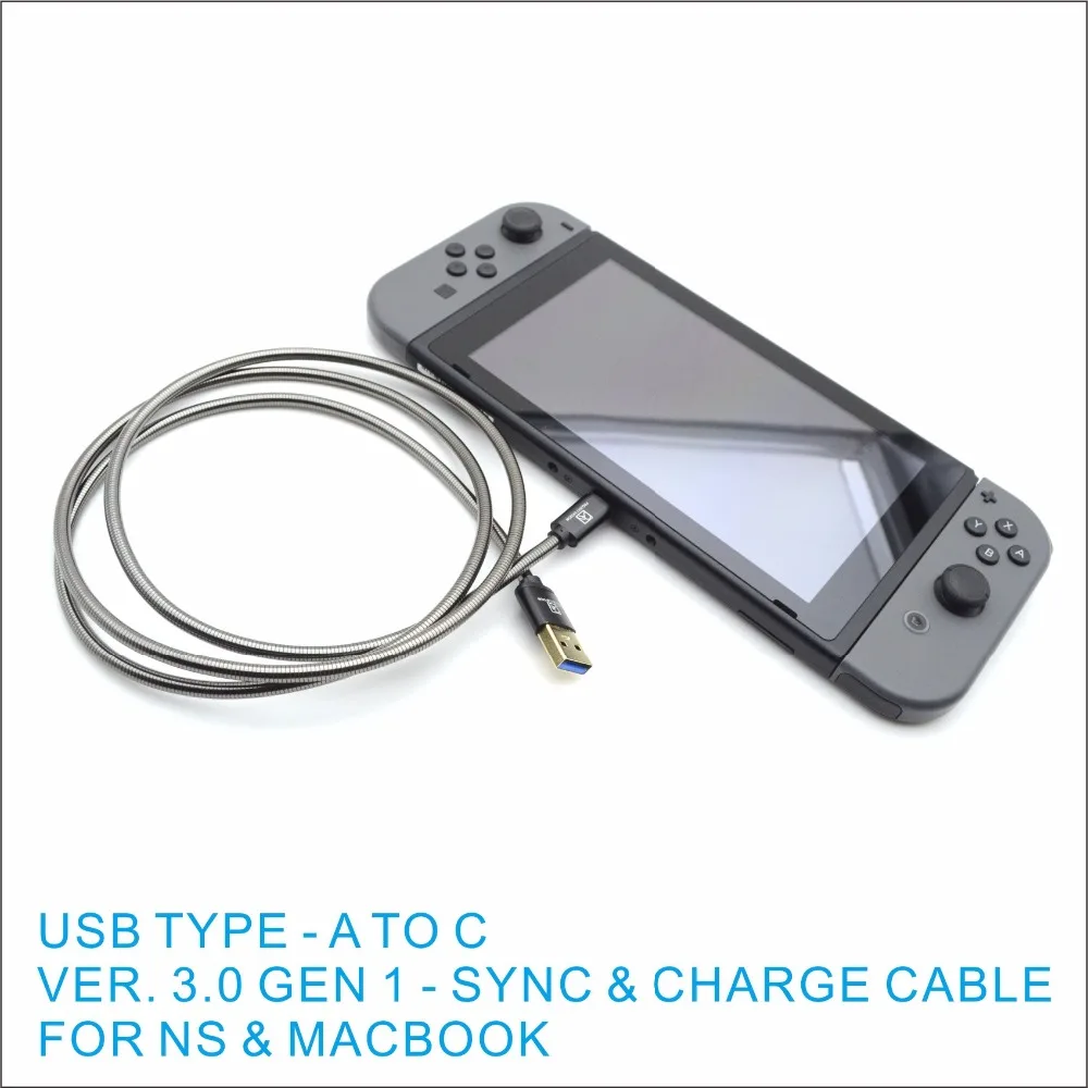 Стандартный кабель USB3.0 type A to C 3 1 GEN1 2 M для PND SWITCH NS Macbook Android Phone Быстрая зарядка 24K