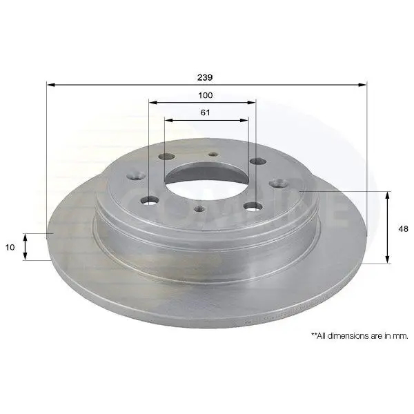 Disc brake COMLINE ADC0518