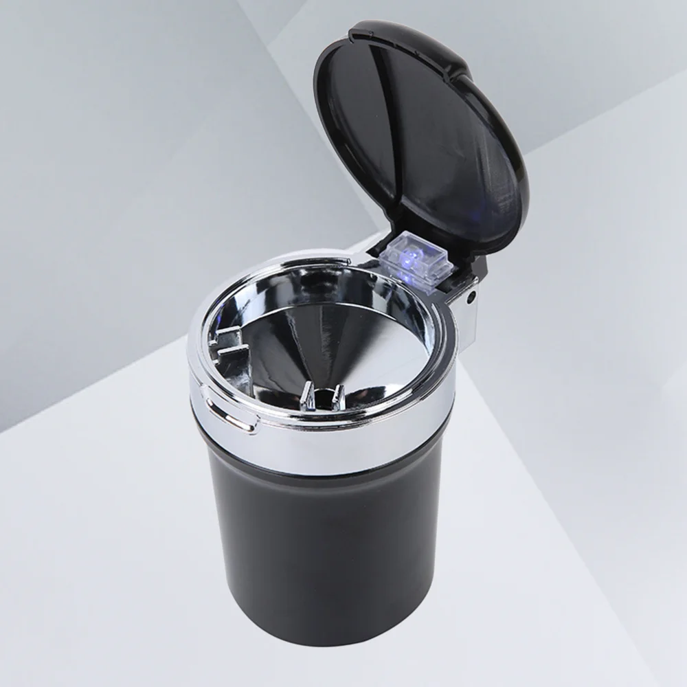 Автомобильная пепельница с красочной светодиодной подсветкой портативная