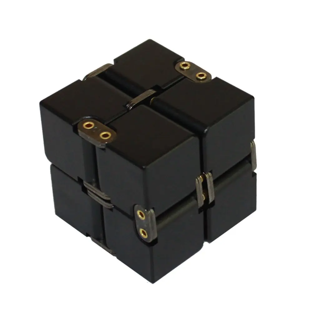 Роскошная текстура Бесконечность куб Magic Cube Алюминий сплав профессиональный конкурс Скорость головоломки для взрослых декомпрессии игрушки