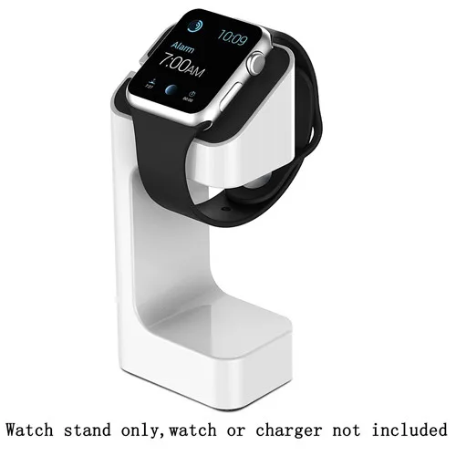 Подставка для apple watch 5 4 3 2 1 iWatch 42 мм 38 мм 44 мм 40 мм аксессуары для умных часов держатель станции Черный Белый - Цвет: White