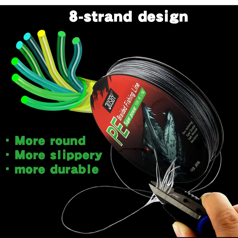 JOSBY Pesca 8 нитей Карп PE плетеная рыболовная леска Peche все для Fly Cord Pe аксессуары