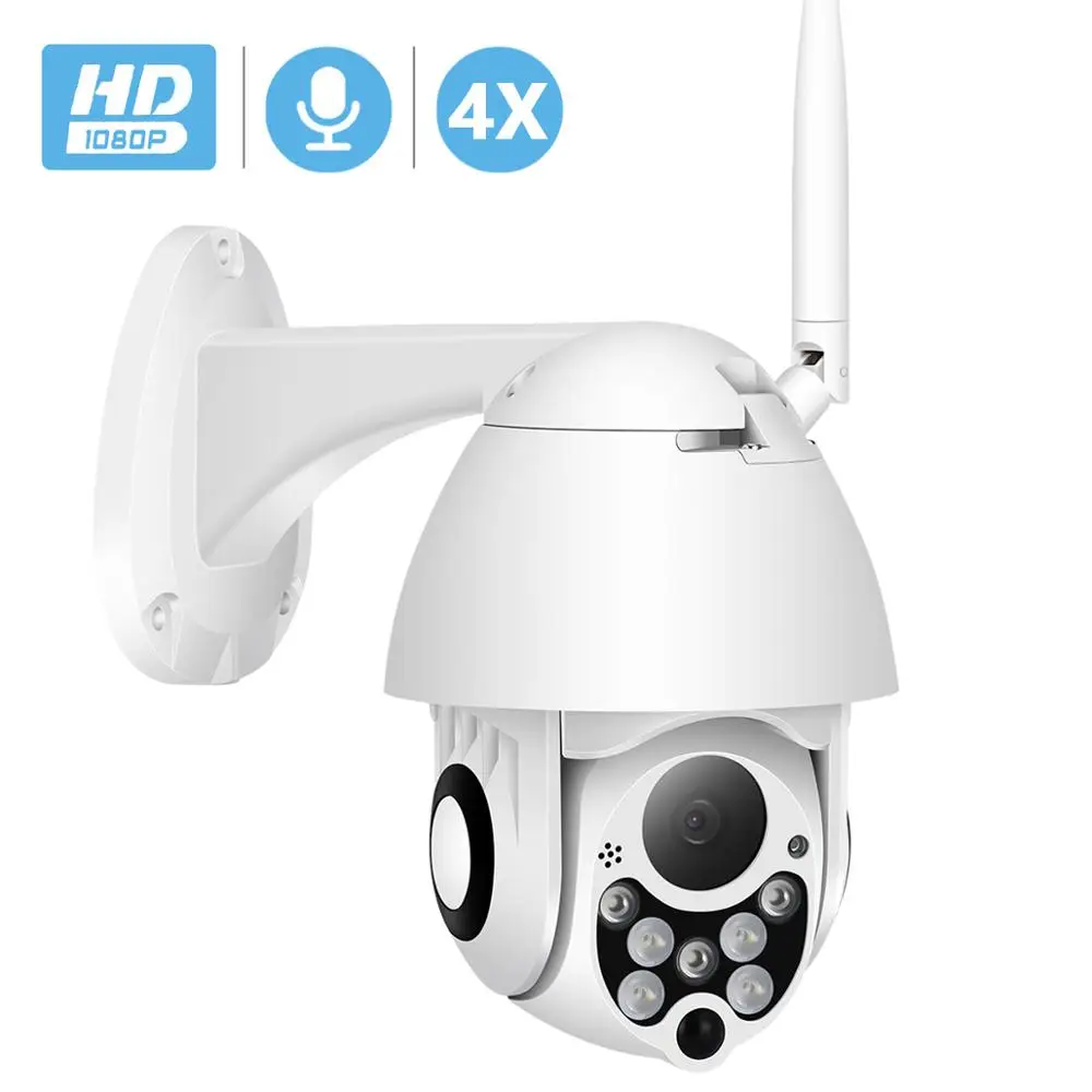 IP камера купольная BESDER 1080P PTZ Wi Fi 4 кратный зум ONVIF|Камеры видеонаблюдения| |