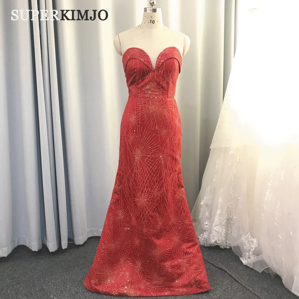 Реальные выпускные платья, реальное изображение, съемная юбка, блестящие вечерние платья, красные блестящие вечерние платья со блестками