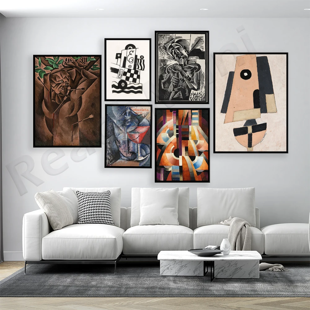 Torvald Hellerson, Marsden Hartley, Umeto Boccioni Arte Astratta Mostra Poster Espressista Stampe D'Arte