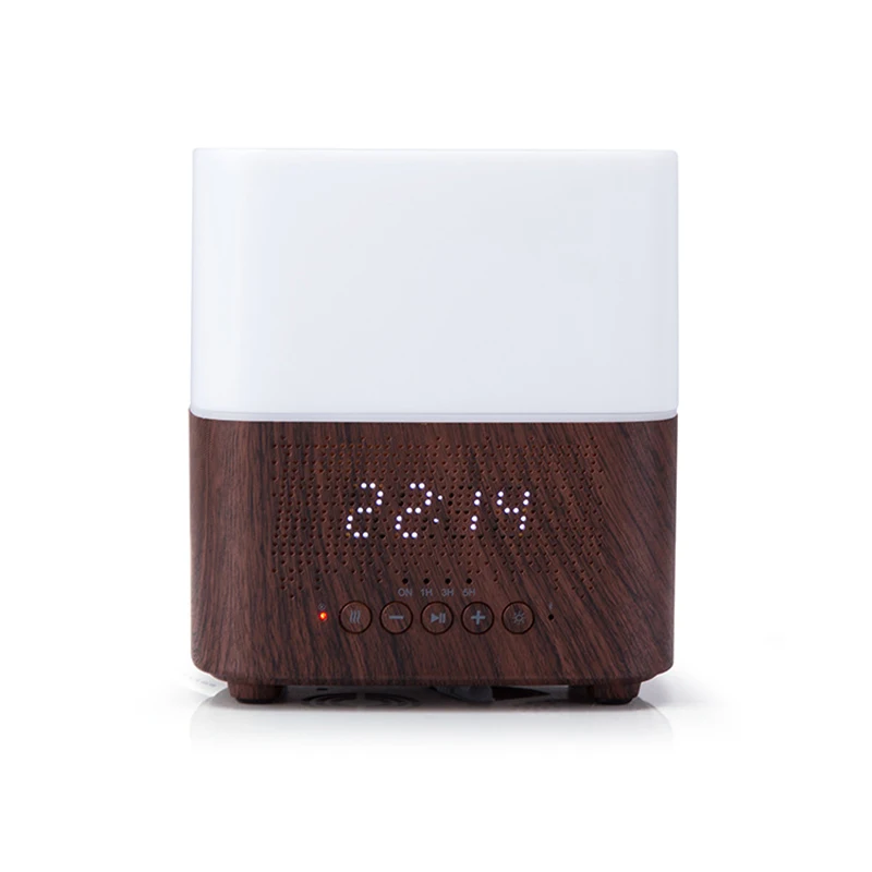 

300Ml Multifunctional Bluetooth Aroma Oil Diffuser with Alarm Clock Aromatherapy Ultrasonic Air Humidifier for Room Home Office