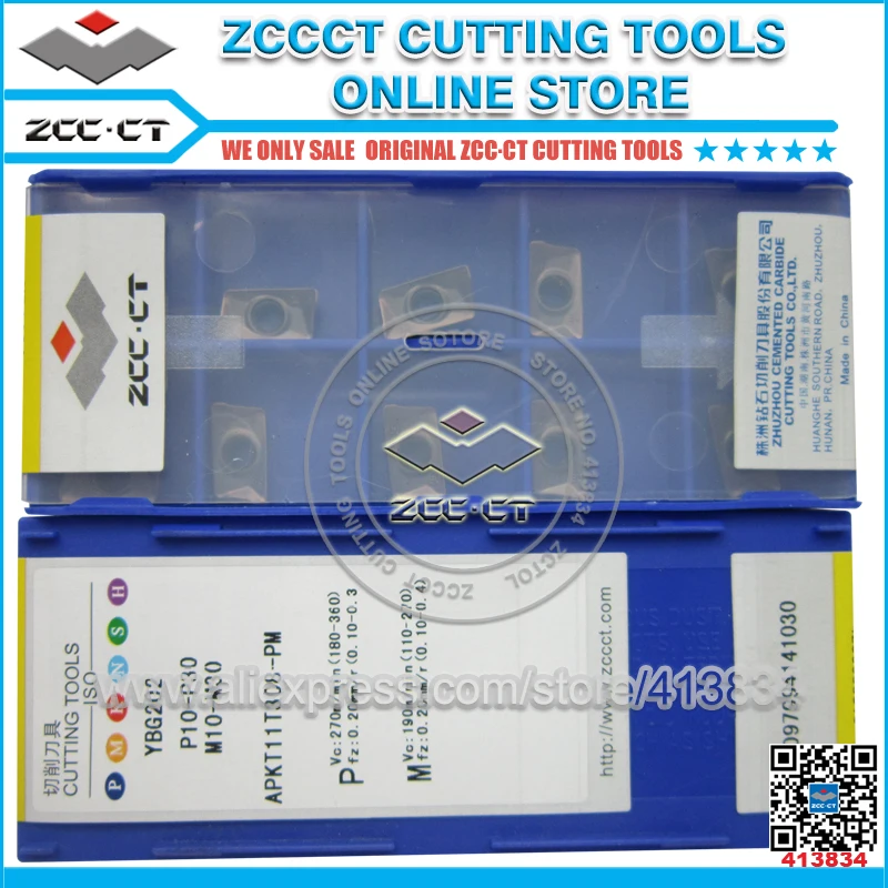 

ZCCCT cutting tools turning tool inserts and milling cutters 1 pack