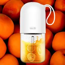 Новая Мини соковыжималка Горячая Deerma портативная соковыжималка чашка 300 мл 1200 мАч соковыжималка миксер-блендер