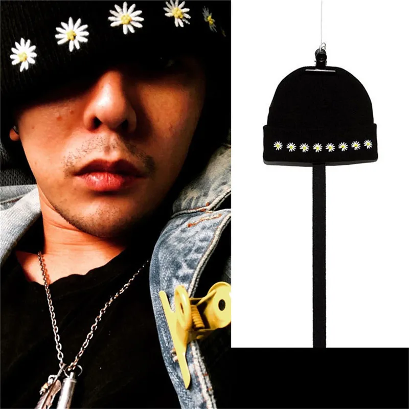 Kpop G-DRAGON Peaceminusone Beanie Теплые Зимние головные уборы для мужчин и женщин шапка