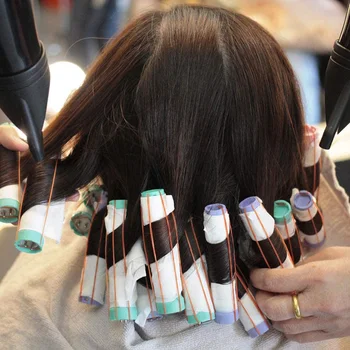 

20Pcs Hair Perm Rods Set 5 Sizes Hair Rollers Plastic Cold Wave Rods Perming Rods Curlers Hairdressing Styling Tool