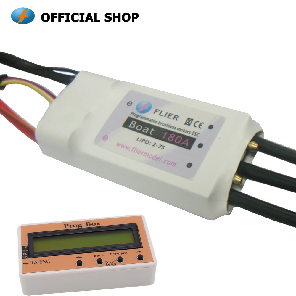 

hot selling electric regulator 7S 180A ESC for rc boat with program box