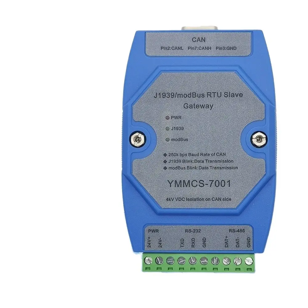 

J1939 в modBus,YMMCS-7001 может поддерживать генератор двигателя PLC