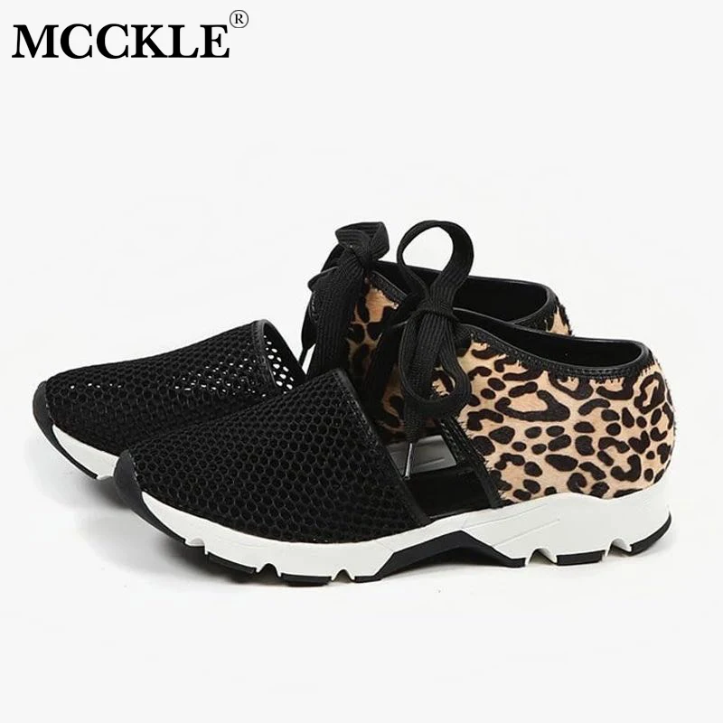 leopard cut out flats