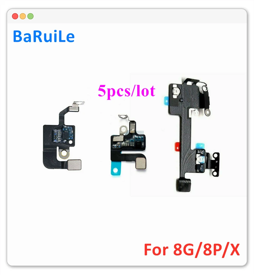 Wi-Fi антенна BaRuiLe для iPhone 8 Plus 8G X P + гибкий кабель приемника сигнала запасные части 5