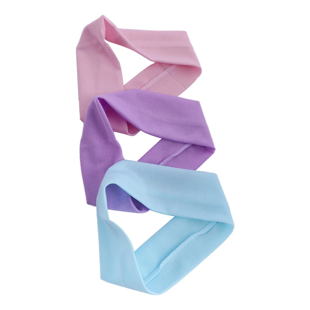 Women Men Elastic Yoga Headband Sport Running Sweatband Outdoor Gym Hair Band Turban Fitness Bandage sports headbands