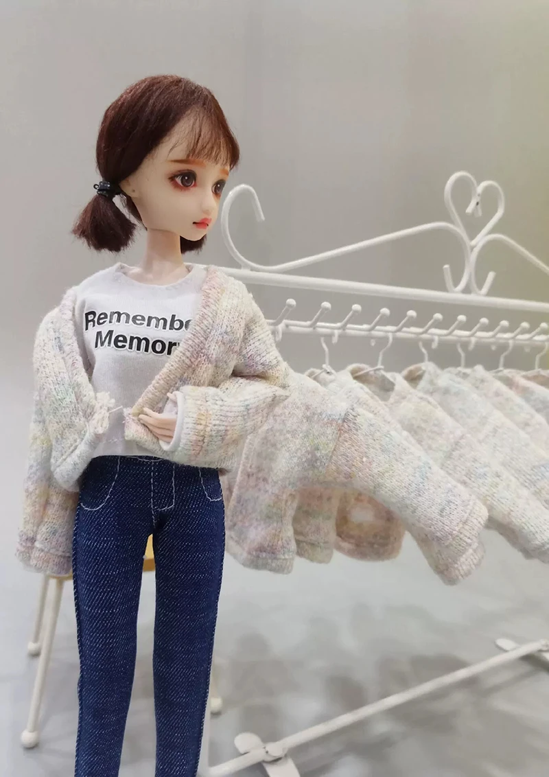 1 шт. кукла Blyth одежда с длинным рукавом вязаное пальто для Licca Pullip Barbies ob24 Blyth 1/6 аксессуары для кукол одежда
