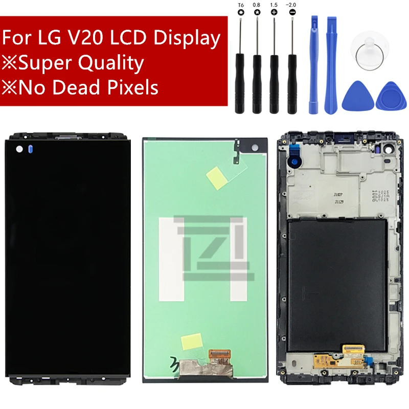 ЖК-дисплей для LG V20 VS995 VS996 LS997 H910 кодирующий преобразователь сенсорного экрана в