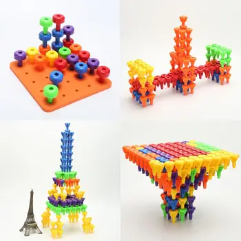 

Children Kids Educational Chess Pieces Building Puzzle Assembled Toys Parent-child Interaction Game
