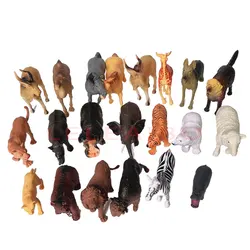 Figura de acción de simulación de Vida Silvestre/Zoo/granja, modelo educativo, juguete para niños, regalo de Navidad, coleccionables, decoración del hogar, 1 pieza