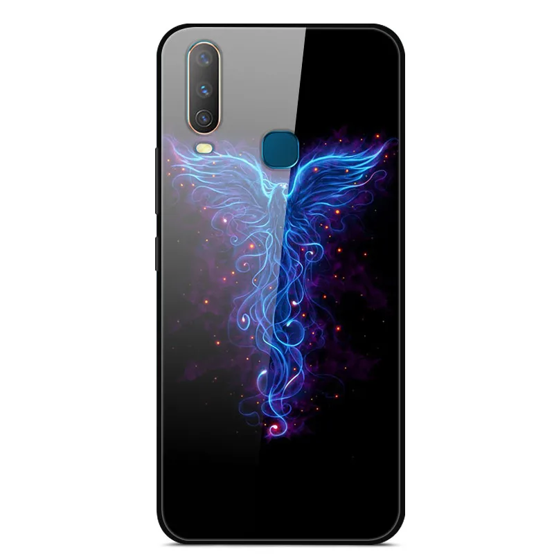 9 Для Vivo Y17 Чехол Жесткий закаленное стекла картина задняя Чехол для Vivo Y17 Y15 Y12 Y 17 15 12 чехол ТПУ бампер VivoY17 чехлы для телефонов - Цвет: 9