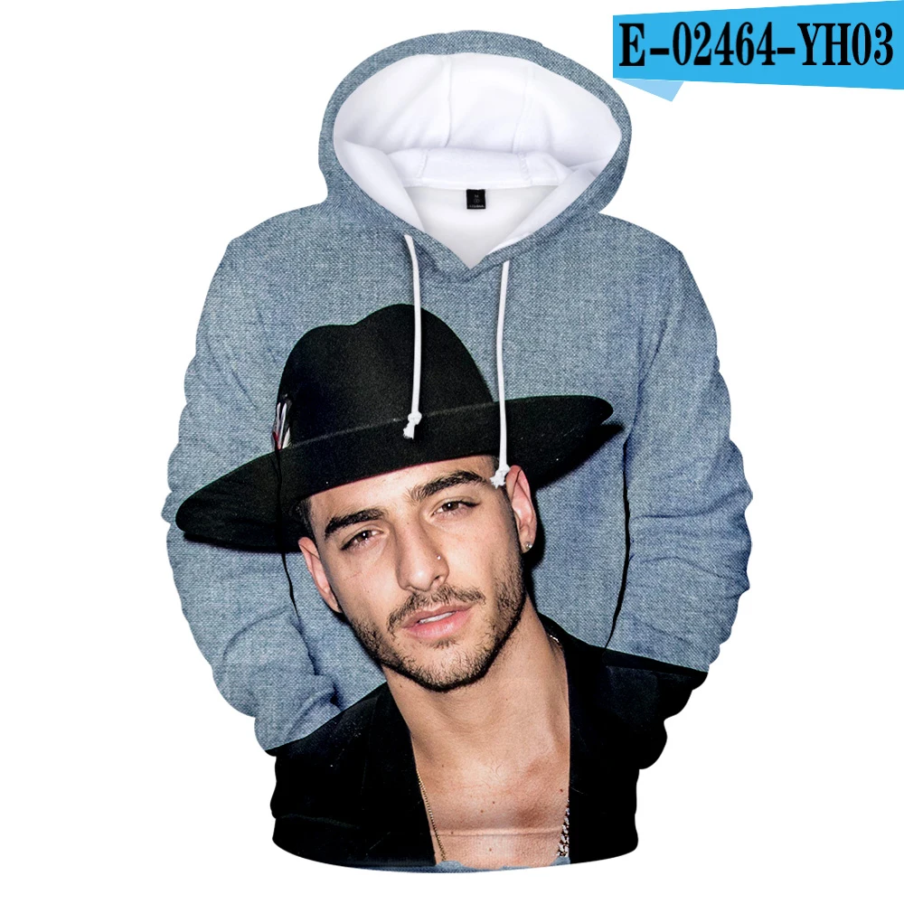Maluma/Новое поступление, теплая толстовка с капюшоном, с 3D принтом, с длинными рукавами, для женщин, мужчин, детей, повседневная одежда с капюшоном - Цвет: YH03