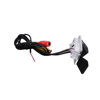 

With LED Light Car Reversing Durable Rear View Camera Black Plastic CCD Wide Angle Easy Install Back Up Waterproof Night Vision
