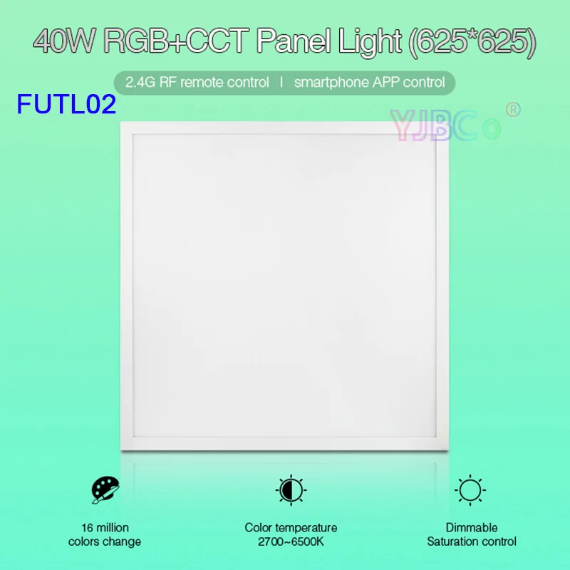 Miboxer 40 Вт RGB+ CCT панель света(625*625) 220 В FUTL02 с панелью световой драйвер 2,4G беспроводной пульт дистанционного управления смартфоном приложение управления