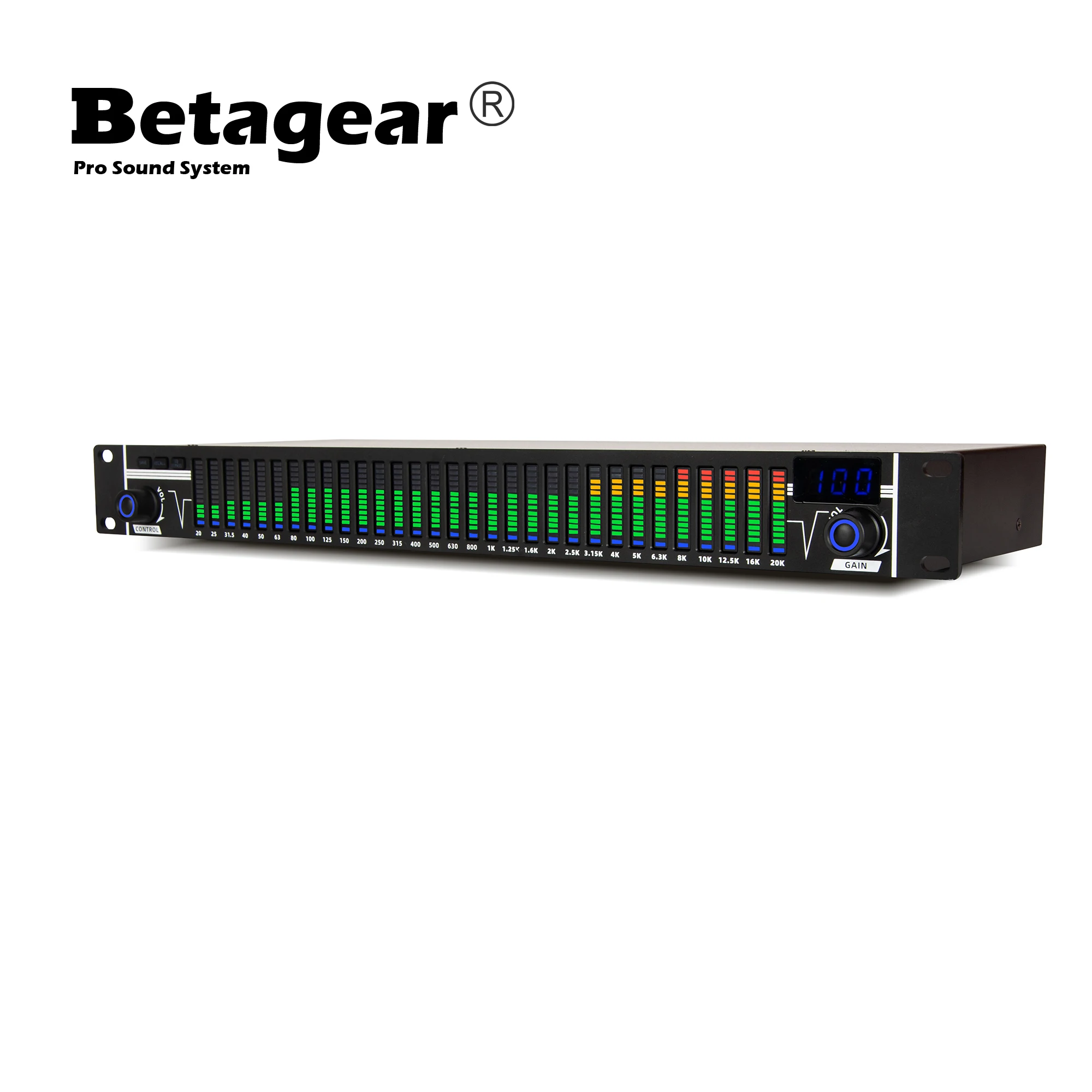 Betagear digital equaliser audio equalizador