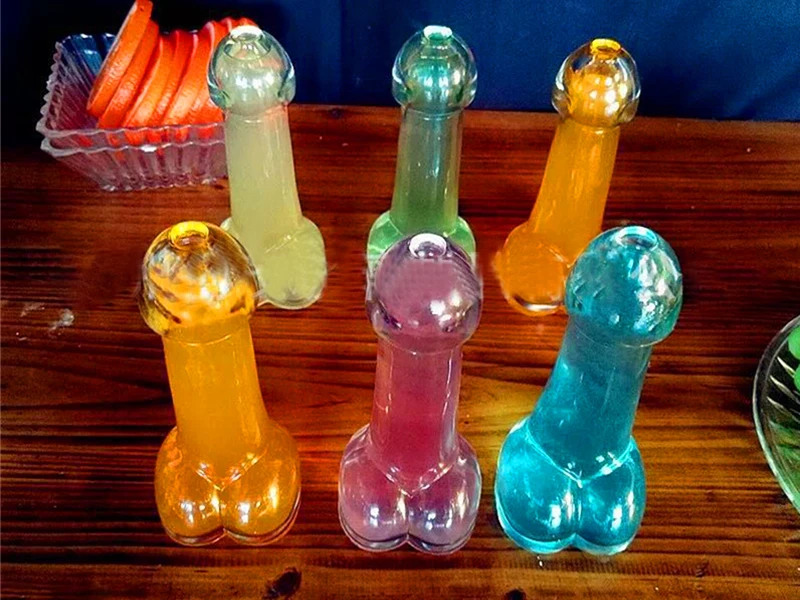 Transparent Creative Penis and Balls Wine/Beer Glass