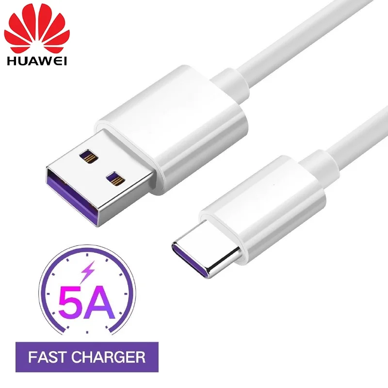 huawei mate P 9 10 20 30 Plus P20 Pro Honor V10 Быстрая зарядка 4.5V5A EU штекер быстрое Супер USB зарядное устройство 3,0 кабель type C - Тип штекера: 5A Cable