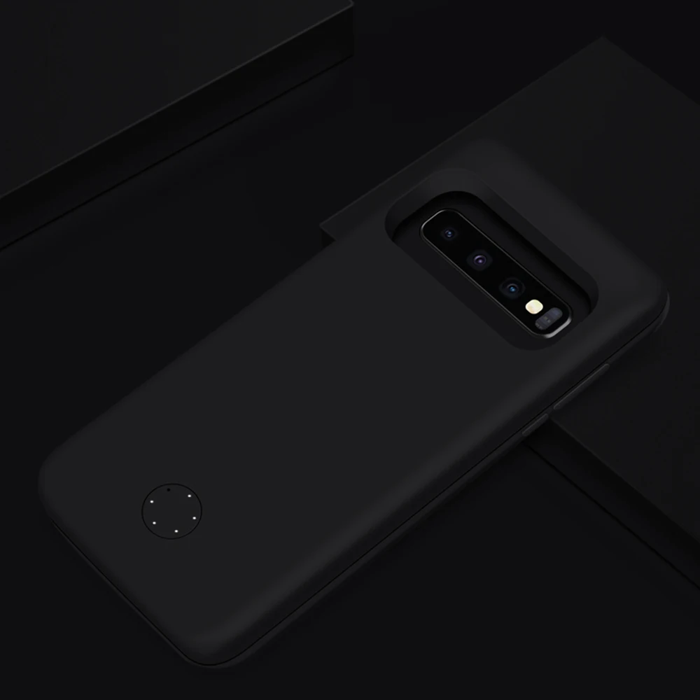 Battery Charger Case for Samsung Galaxy S10/S10E/S10 Plus Soft TPU Battery Case Equipped With Power Level Indicator LED