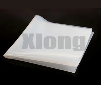 

500*500*3mm High Temperature Resistant Silicone Gasket Sealing Shock Absorption Cushion Transparent White