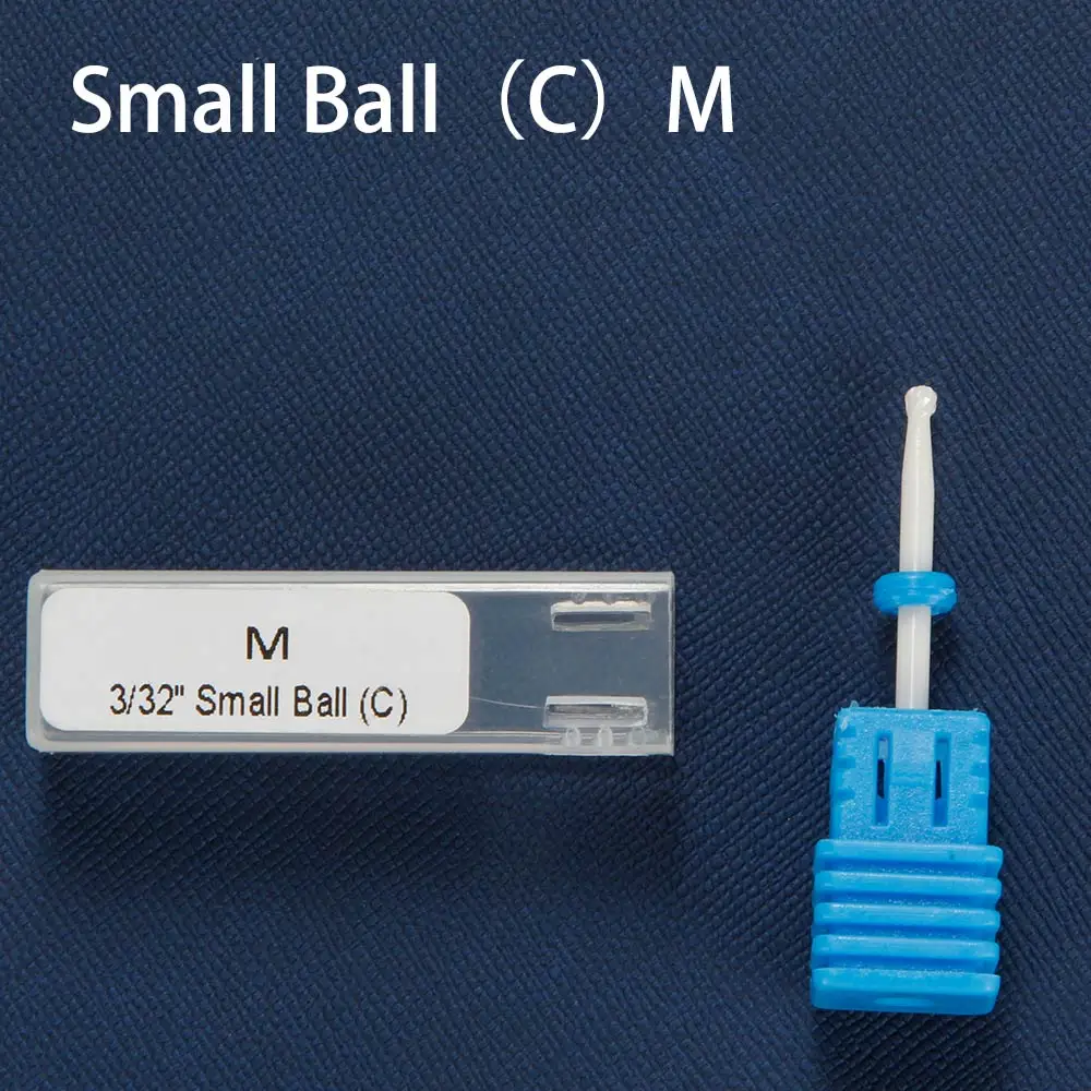 Small Barrel Ball(F) Керамический сверло для ногтей инструменты для дизайна ногтей Резак для электрического маникюрного станка аксессуары электрические фрезы для маникюра - Цвет: Small Barrel Ball(F)