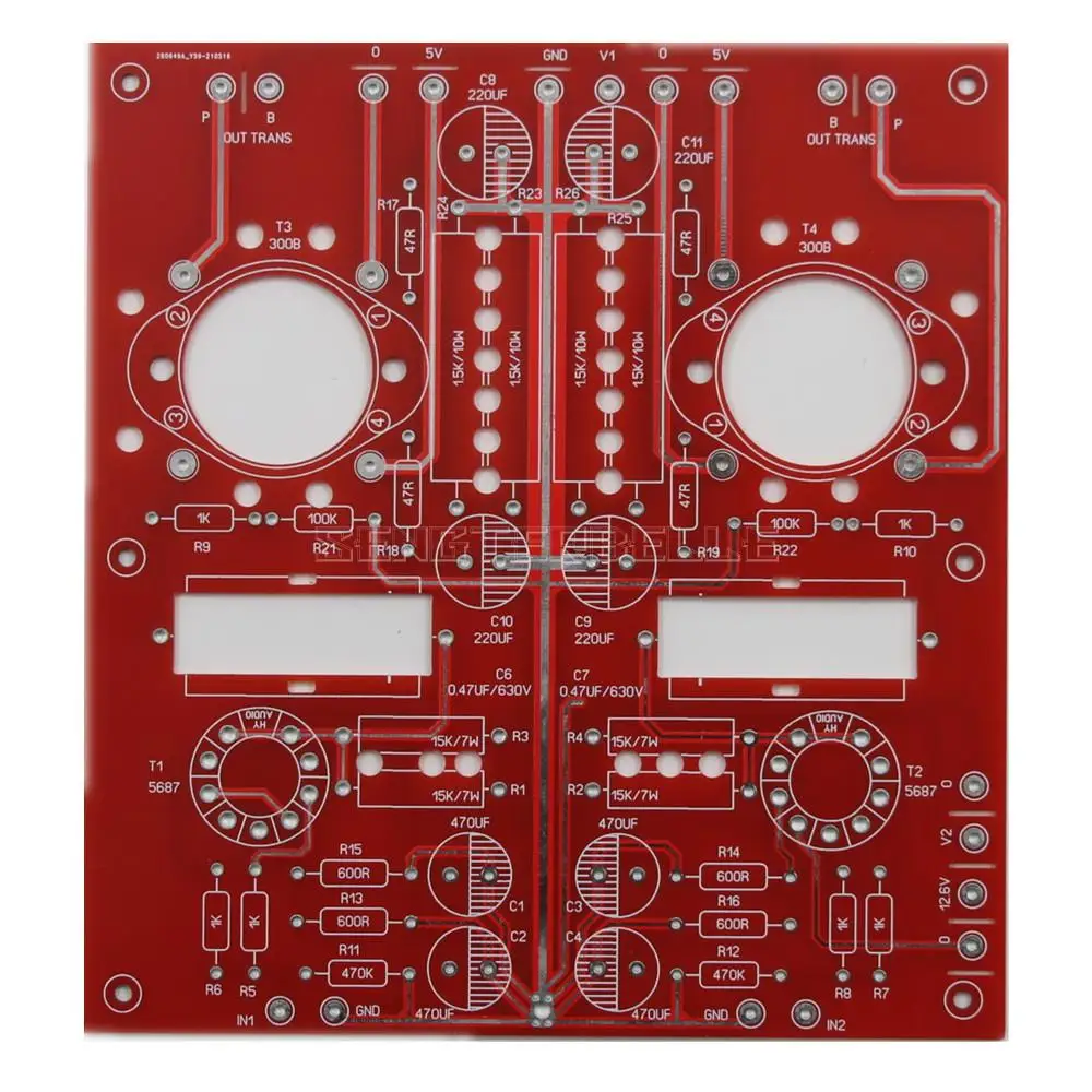 DIY HiFi 300B Röhren-Einzelendverstärkerplatine basierend auf AUDIO NOTE MEI SHU AN Circuit – Detail 4