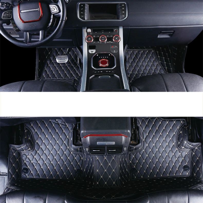 Кожаный Автомобильный Коврик для jaguar XJ X350 X351 2009 2010 2011 ковер f pace аксессуары наклейка для интерьера