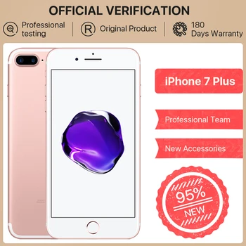 

Unlocked Original iPhone 7 Plus Smartphone,5.5 inch Screen 32GB ROM iOS 12 MP Camera 4G LTE Smartphone Fingerprint Wi-Fi GPS