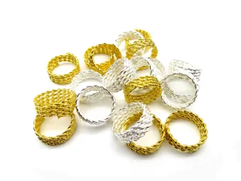 

20PCS BIG SIZE silver Hair Braid Dreadlock Beads rings tube ring beard beads DIY Hair Styling Accessories