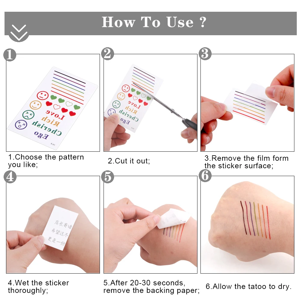 Body Art Forms Stickers