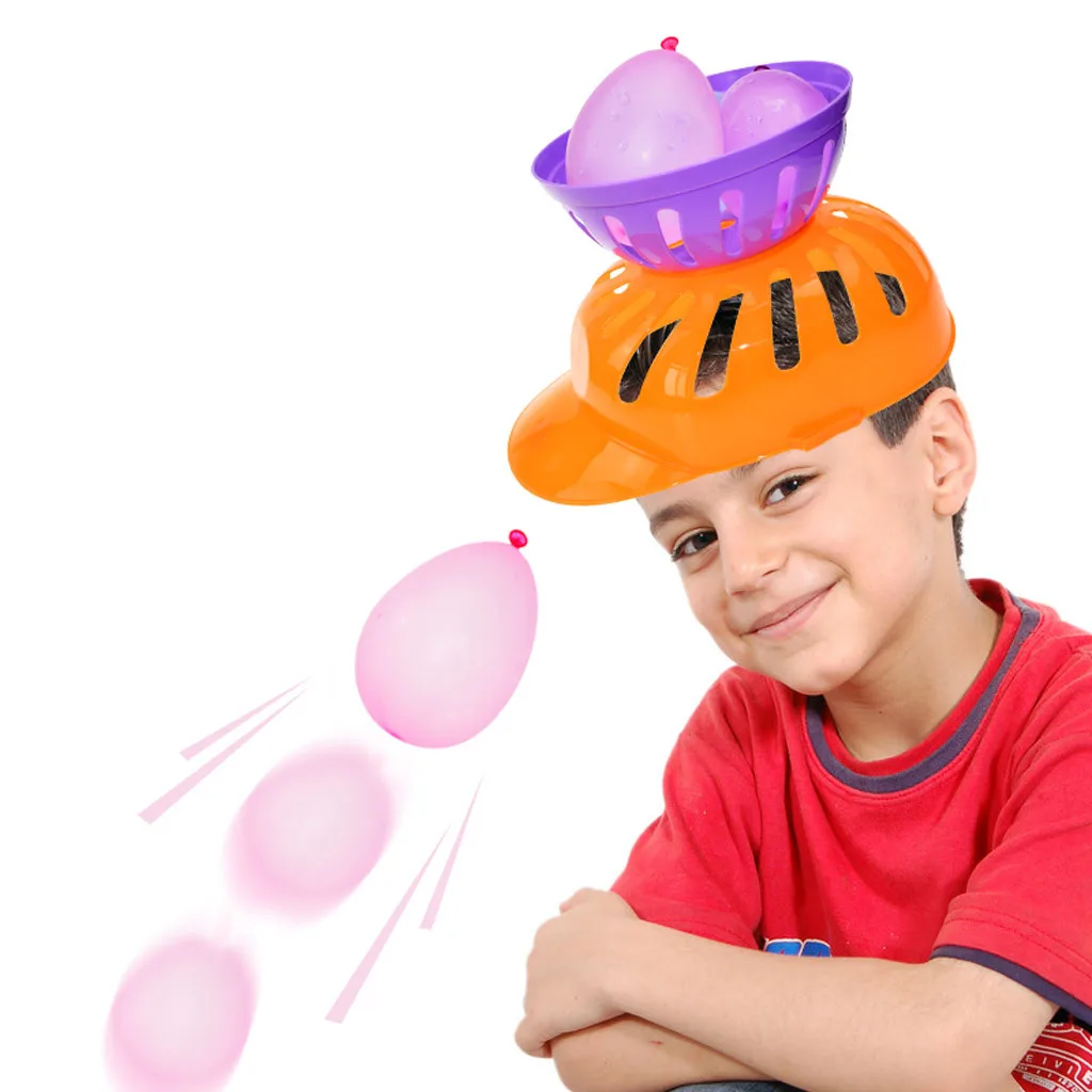 Всплеск голова игра водяные шары мокрая шляпа вызов воды Бросок воды воздушные шары кепки семейные вечерние игры родитель-ребенок