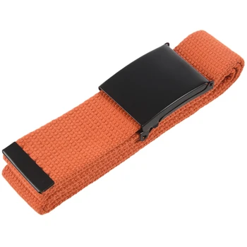 

Unisex Canvas Strap Canvas Belt with Buckle (army green)