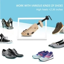 1 шт. обувь дерево обувь носилки Регулируемый для мужчин и женщин Туфли-лодочки на плоской подошве формирователь обуви стойки экспандер