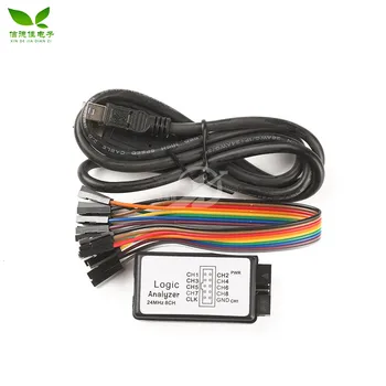 

USB logic analyzer MCU ARM FPGA debugging tool 24M sampling 8 channels