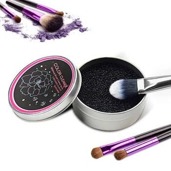 

Makeup Brush Cleaner Sponge Remover Color From Brush Eyeshadow Sponge Tool Cleaner Quick Color Off Make Up Brushes Cleaner