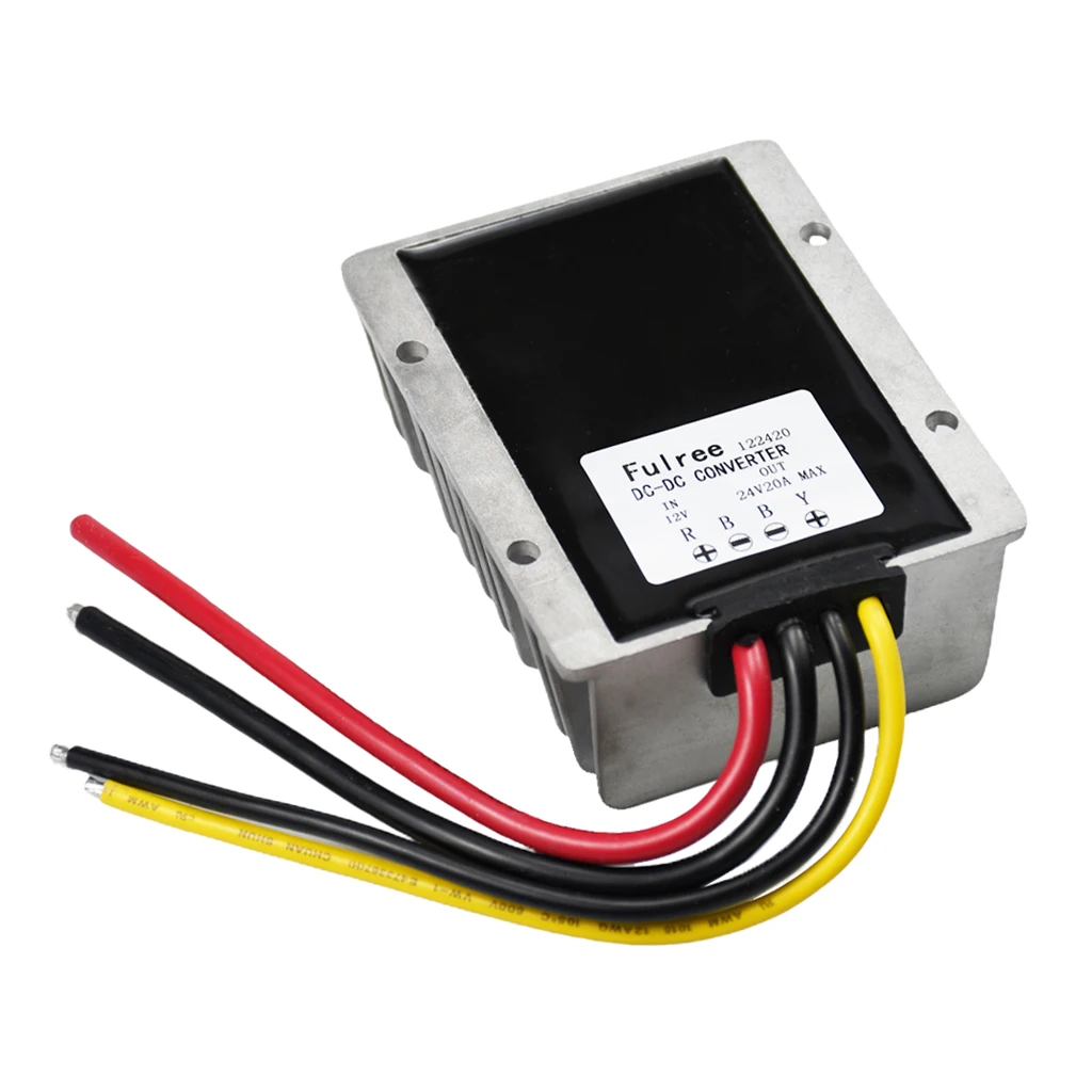 Напряжение регулятор постоянного тока 10-23V Step UP DC/DC 24V 20A понижающий трансформатор 12 V-24 V преобразователь