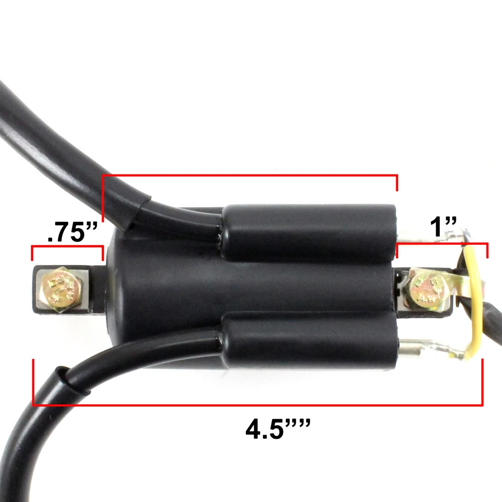 12V двухпроводная катушки зажигания для Honda Kawasaki Suzuki сертификатом от сертификационной плотным верхним ворсом Kz Xs Gs