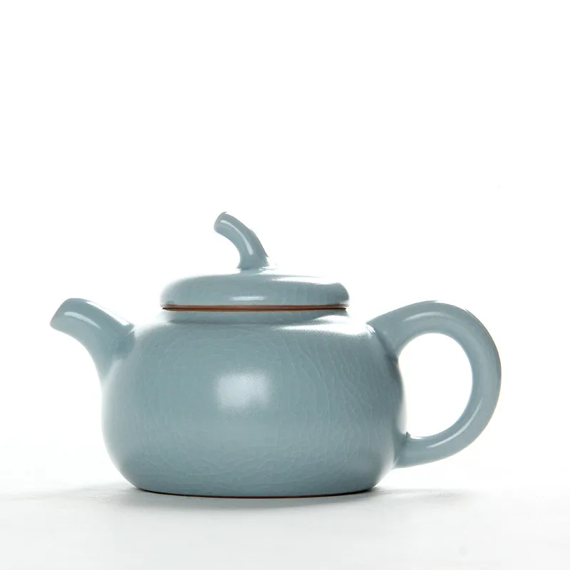

Ru Ware Natural Crack Teapot Supportable Kung Fu Teapot Ceramic Teapot Ru-Porcelain Single Teapot